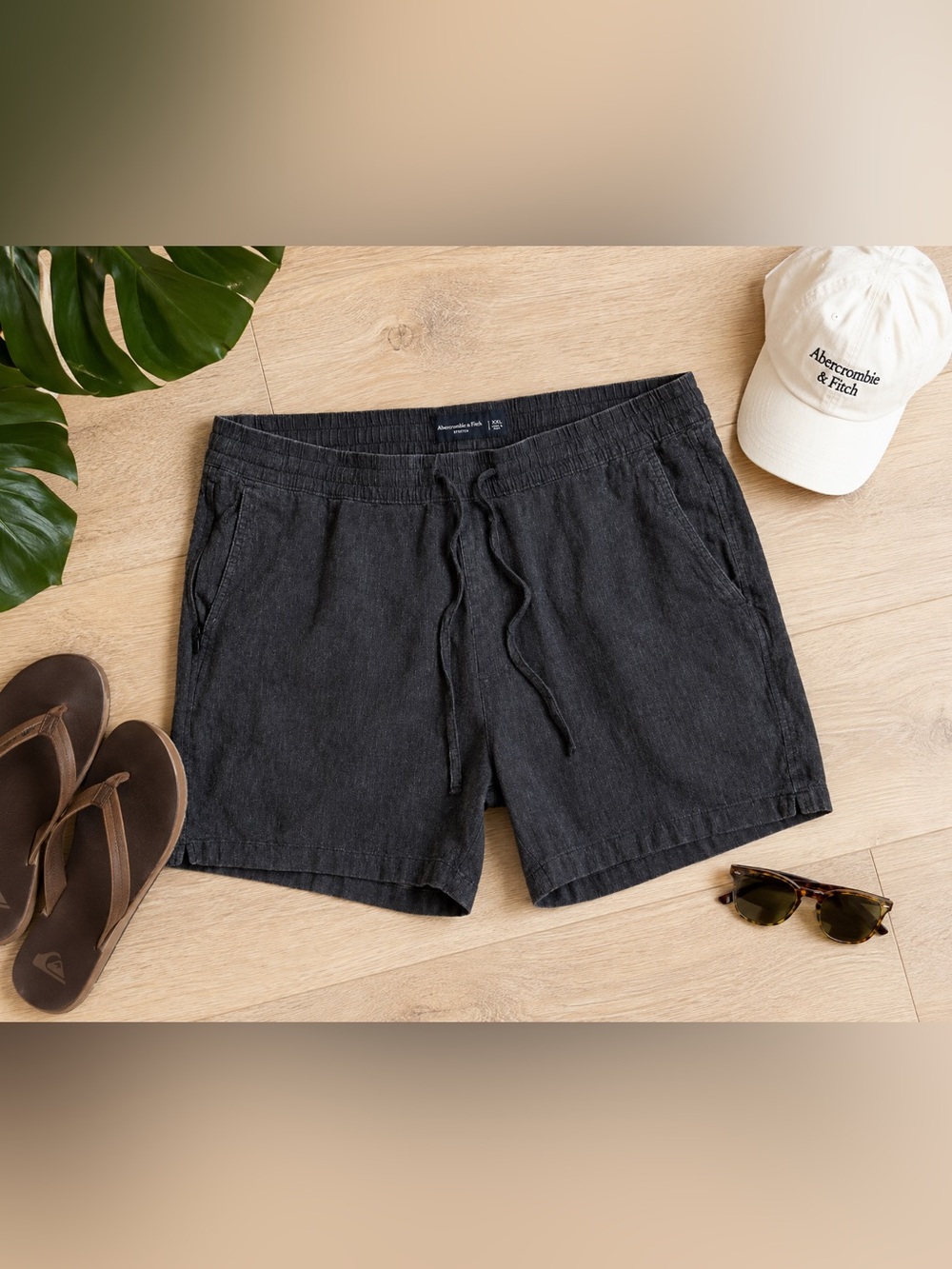 Abercrombie & Fitch XXL Stretch Pull On Drawstring Shorts